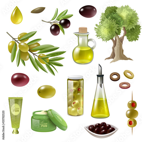 Olive Cartoon Set
