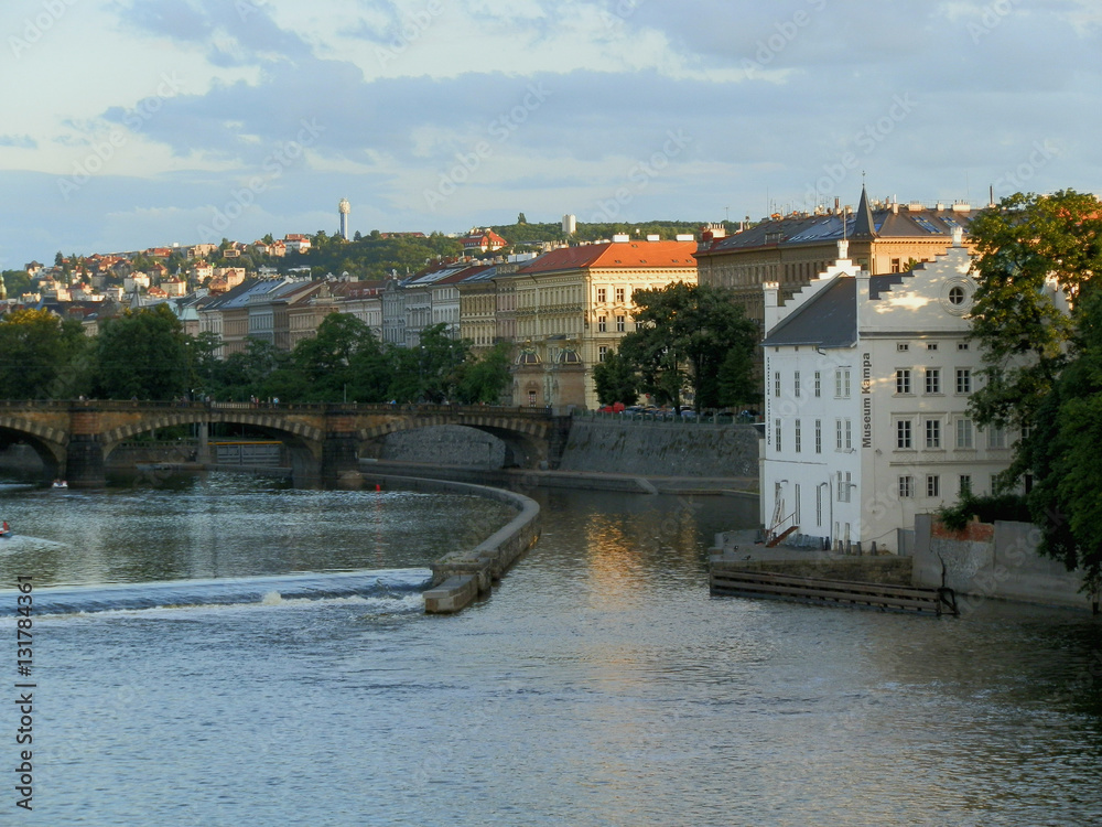 Fototapeta premium The magnificent Prague in the second half of the day