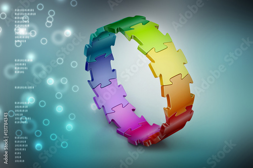 3d puzzle ring