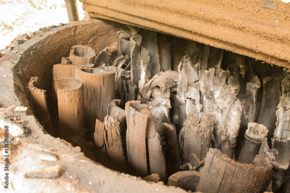 Bamboo Activated Charcoal in Ancient kilns