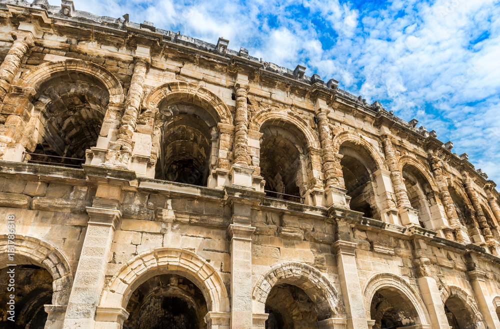 Arènes de Nîmes, Gard, Occitanie, France