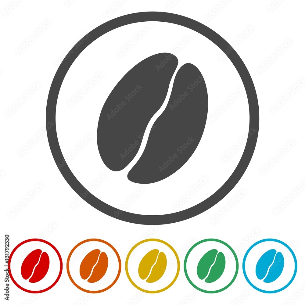 Coffee bean icon - Vector Coffee bean icon - Vector