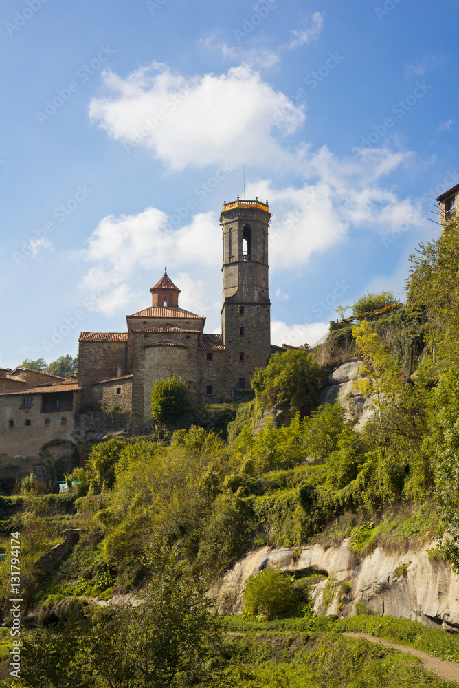 Medieval catalan village Medieval catalan village