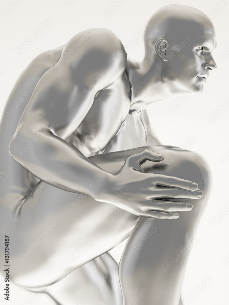 Silver man body Silver man body