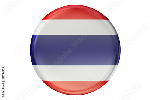 Free Download Badge with flag of Thailand, 3D rendering - GFXLoad