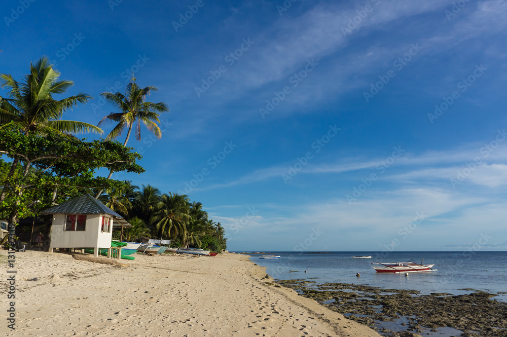 Plage à San Juan, île de Siquijor, Philippines Plage à San Juan, île de Siquijor, Philippines