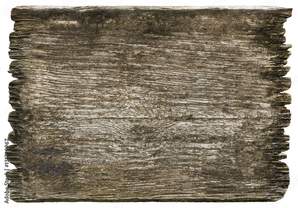 Fototapeta premium old wood planks textures isolated on white background