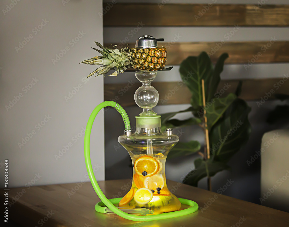 Hookah with pineapple Stock Photo Adobe Stock