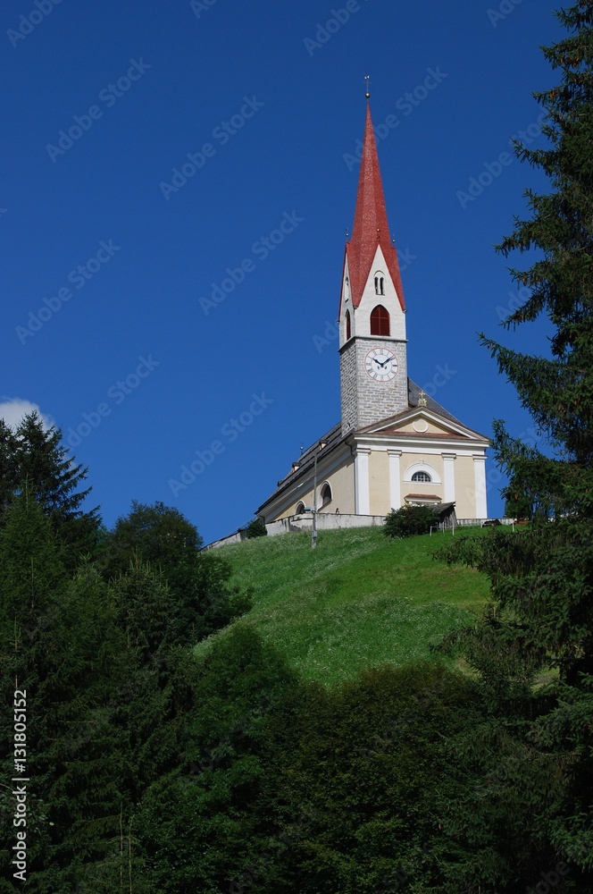 Church in Dolomites, Italy