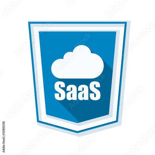 SaaS Shield sign illustration