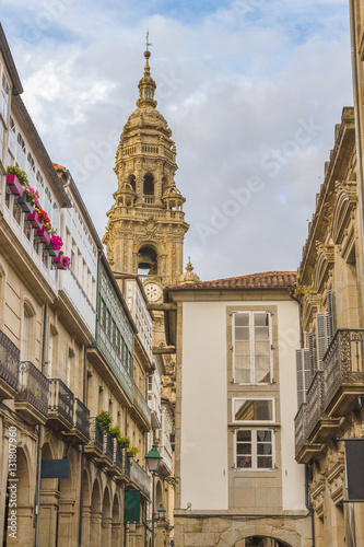 Berenguela bell tower from Santiago de Compostela streets © Arousa