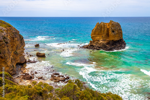 Eagle Point Marine Sanctuary surrounding Split Point, located at Aireys Inlet on the Great Ocean Road, Victoria, Australia. .