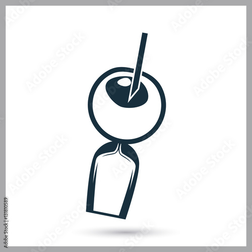 Artificial insemination icon. Simple design for web and mobile