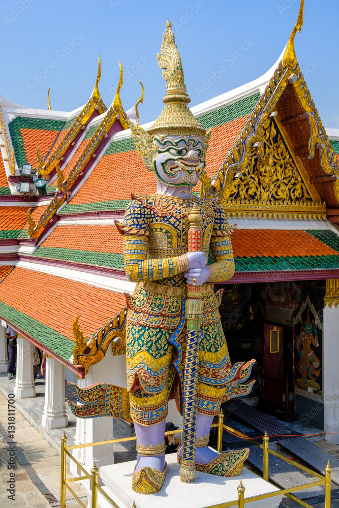 Giant in The Temple of the Emerald Buddha or WAT PHRA KAEW Giant in The Temple of the Emerald Buddha or WAT PHRA KAEW