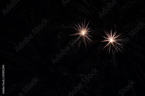 Two stars in the sky Abstract
