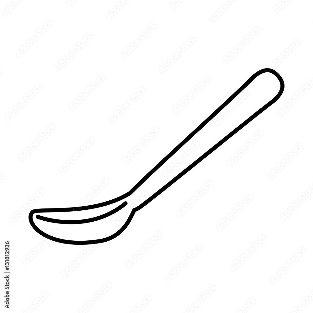 sugar spoon isolated icon vector illustration design sugar spoon isolated icon vector illustration design