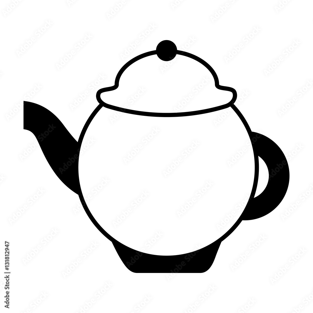 tea pot isolated icon vector illustration design tea pot isolated icon vector illustration design