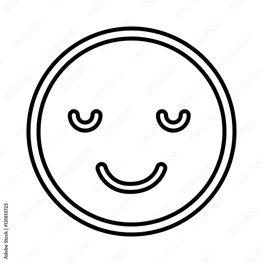 emogy face Kawaii style vector illustration design emogy face Kawaii style vector illustration design