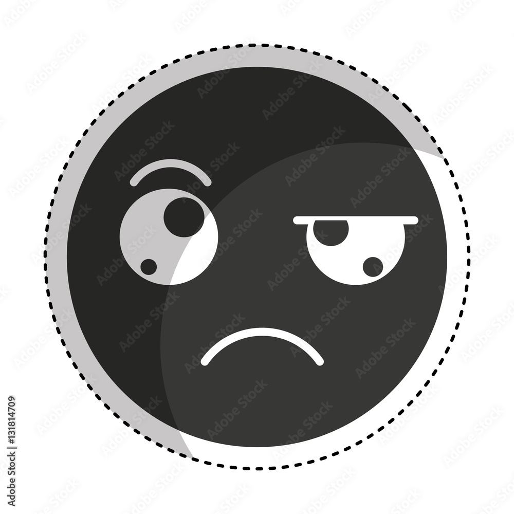 emogy face Kawaii style vector illustration design emogy face Kawaii style vector illustration design