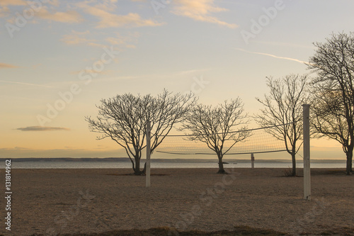 beach at sunset