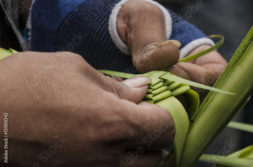 making handicrafts