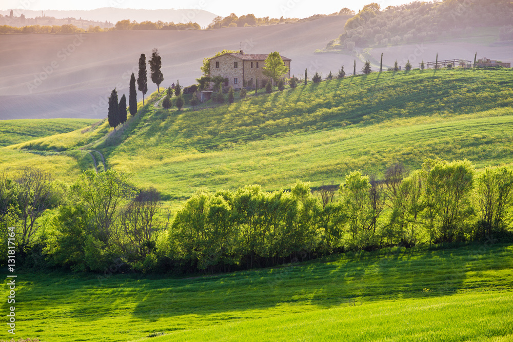 Pienza, Tuscany, italian landscape