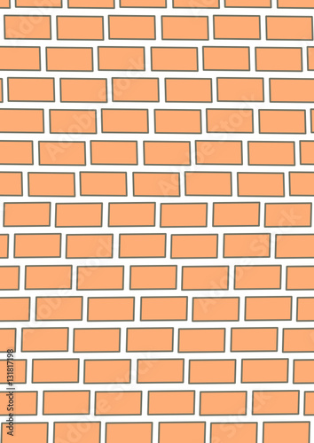 mur en briques oranges,fond 