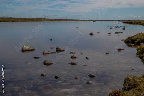 Small lake at the top of Grovelsjon, Sweden