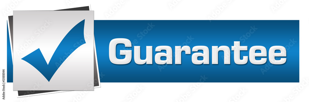 Guarantee Blue Grey Horizontal Guarantee Blue Grey Horizontal