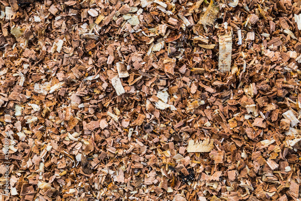 pile of sawdust pile of sawdust