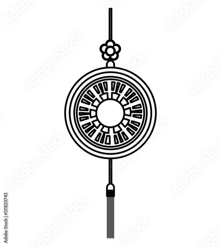 dream Catcher japanese culture vector illustration design