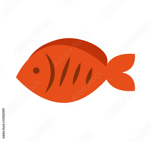 fish meat food isolated icon vector illustration design