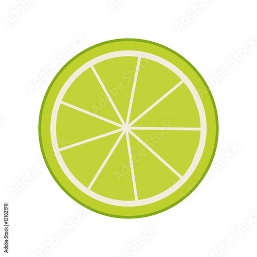 lemon citrus fruit icon vector illustration design