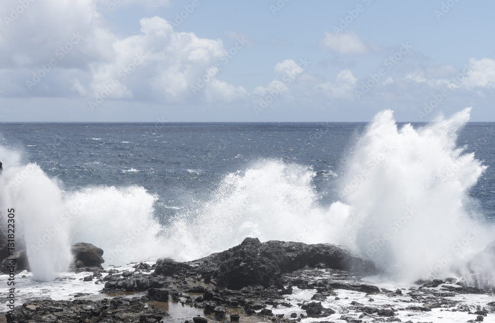 Hawaii Blow Hole Surf