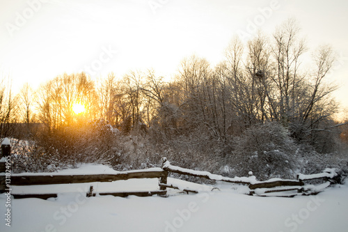 old wood fence