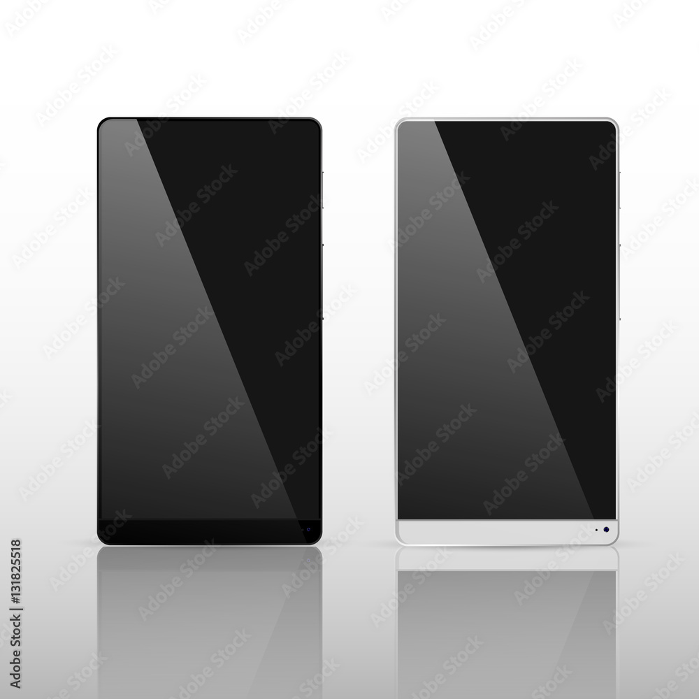 Isolated mobile smart phone. Vector illustration. Isolated mobile smart phone. Vector illustration.