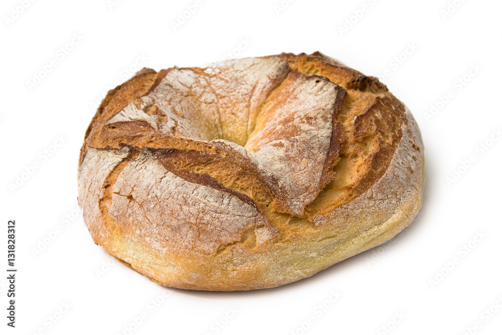 Pane Italiano su fondo bianco