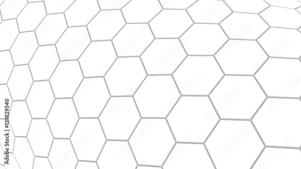 Hexagon Background Loop Full HD 3d Render