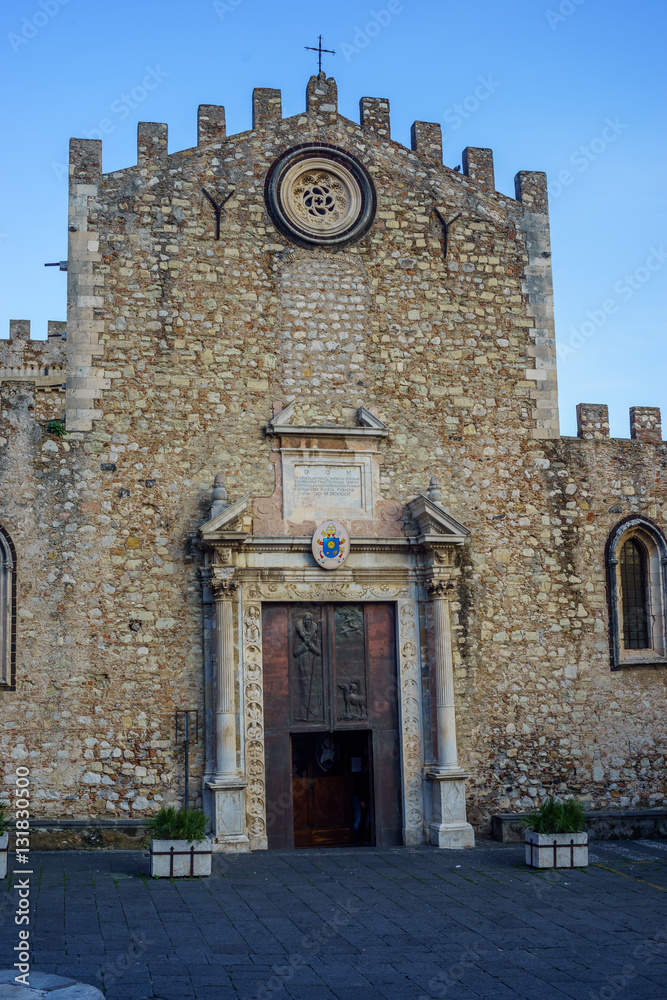 The cathedral of St. Nicola Taormina ,Sicily