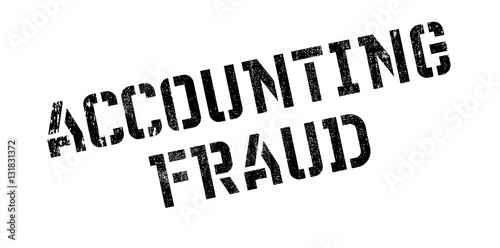 Accounting Fraud rubber stamp