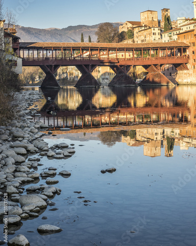 Stampa su tela Ponte Vecchio of Bassano del Grappa