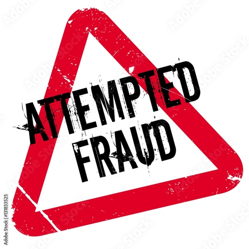 Attempted Fraud rubber stamp