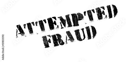 Attempted Fraud rubber stamp