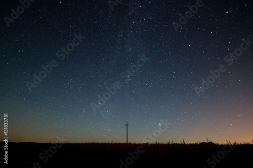 Perseid Meteor Shower in Belarus, august 2016