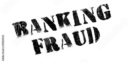 Banking Fraud rubber stamp