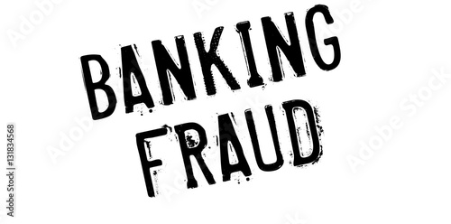 Banking Fraud rubber stamp