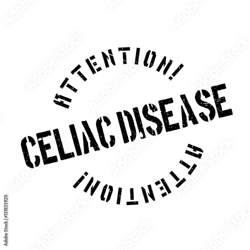 Celiac Disease rubber stamp