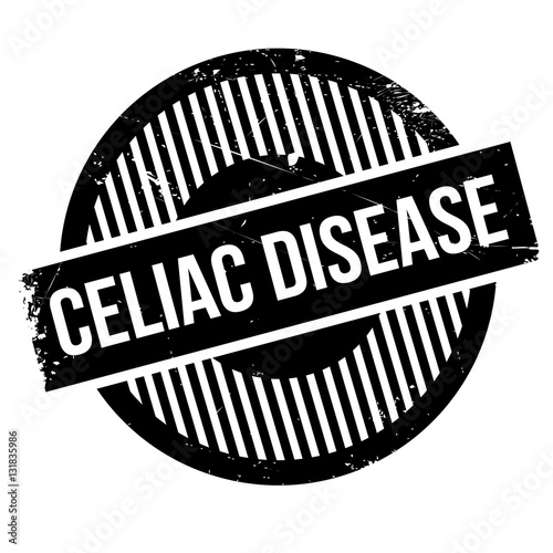 Celiac Disease rubber stamp