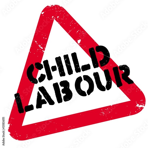 Child Labour rubber stamp