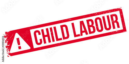 Child Labour rubber stamp